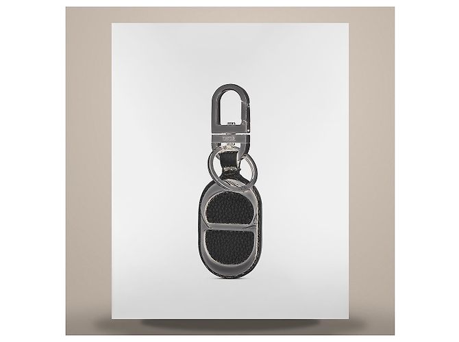 Dior Porta-chaves CD Icon em pele de vitelo grão preto - vista 2
