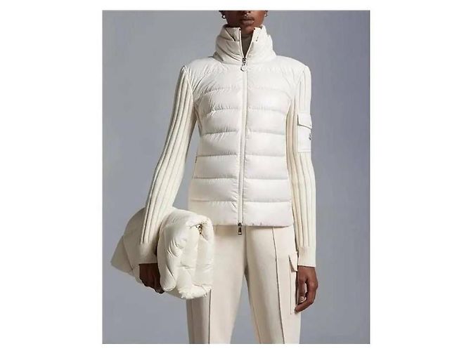 Moncler Wollcardigan mit Logo-Patch und Steppung - Ansicht 6