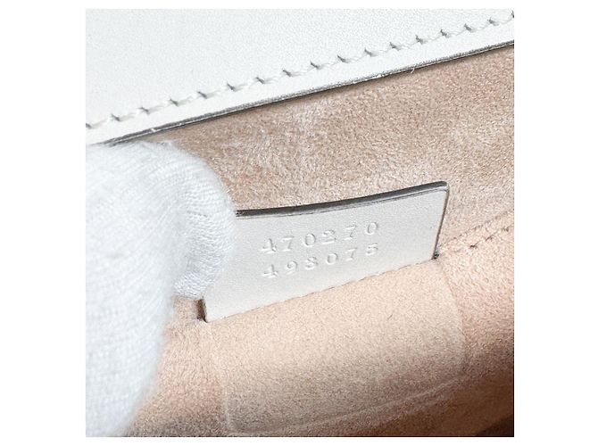 Gucci Borsa Tote Two-Way Ophidia Sylvie con manici superiori Mini White Bianco - vista 14