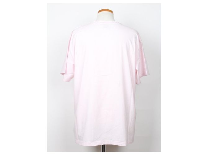 Burberry Oversized T-Shirt aus Stretch-Baumwolle mit rosa Logo-Print Pink - Ansicht 2