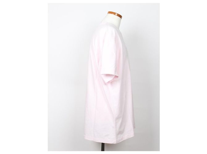 Burberry Oversized T-Shirt aus Stretch-Baumwolle mit rosa Logo-Print Pink - Ansicht 4