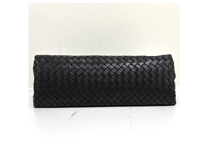 Bottega Veneta Borsa a Tracolla Intrecciato Nera Nero - vista 10