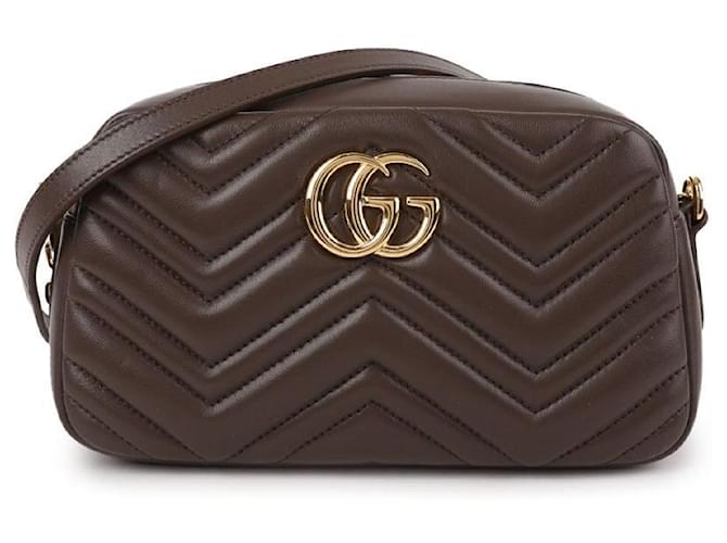Gucci Picca borsa camera Marrone - vista 3