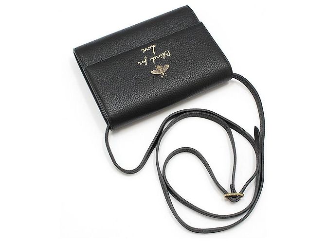 Gucci Mini sac bandoulière en cuir noir - vue 3