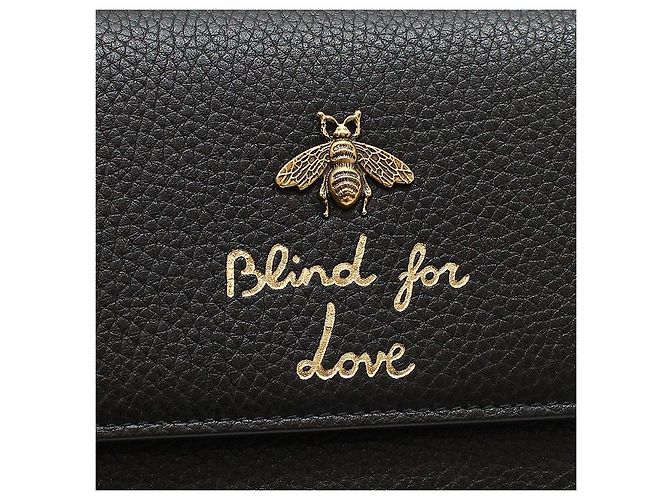 Gucci Mini sac bandoulière en cuir noir - vue 6