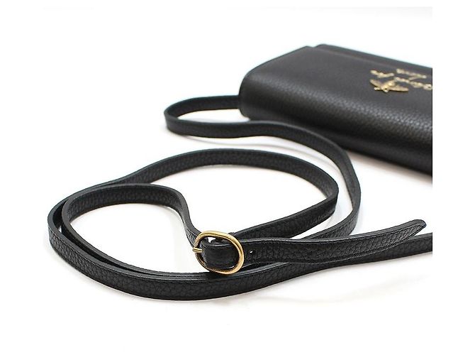 Gucci Mini sac bandoulière en cuir noir - vue 8