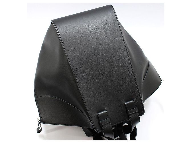 Loewe Borsa a tracolla Hammock Medium in vitello nero, tono argento - vista 4