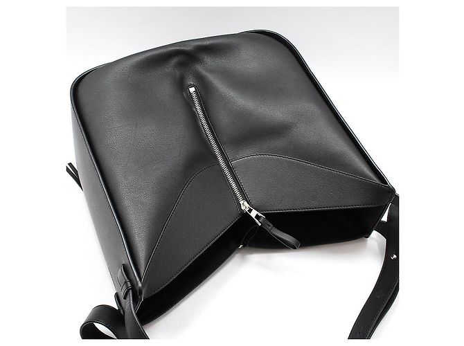 Loewe Borsa a tracolla Hammock Medium in vitello nero, tono argento - vista 5