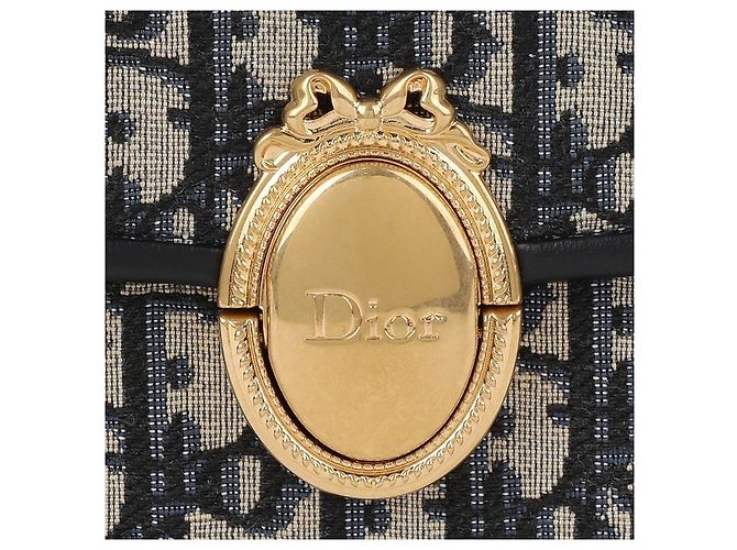 Dior Borsa a catena Small con patta Médallion Blu - vista 9