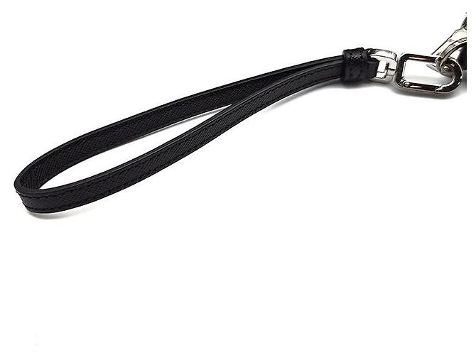 Prada Clutch Re-Nylon Tessuto Strap Nero - vista 6