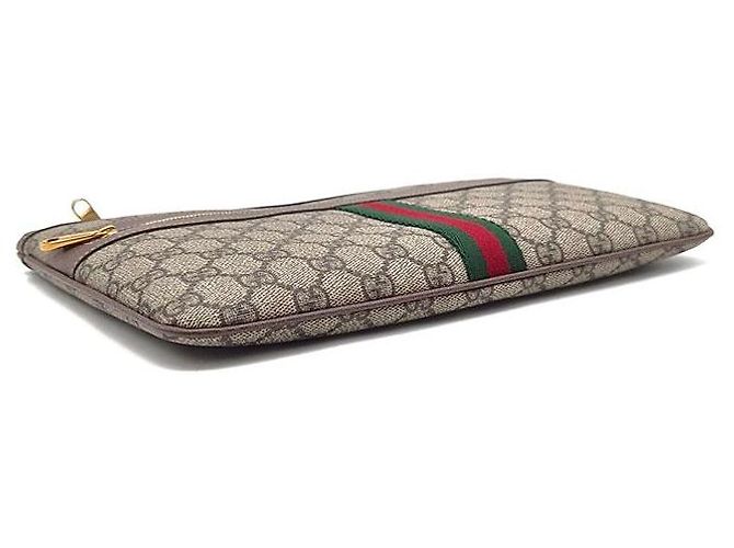 Gucci Ophidia GG Supreme Clutch Braun - Ansicht 5