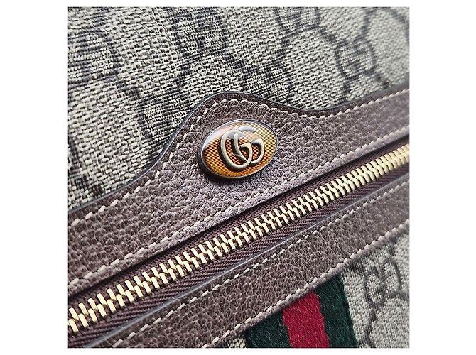 Gucci Ophidia GG Supreme Clutch Braun - Ansicht 6