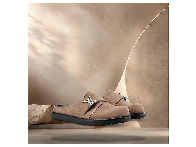 Eva Louis Vuitton Easy Mule Top Brown Marrone - vista 2