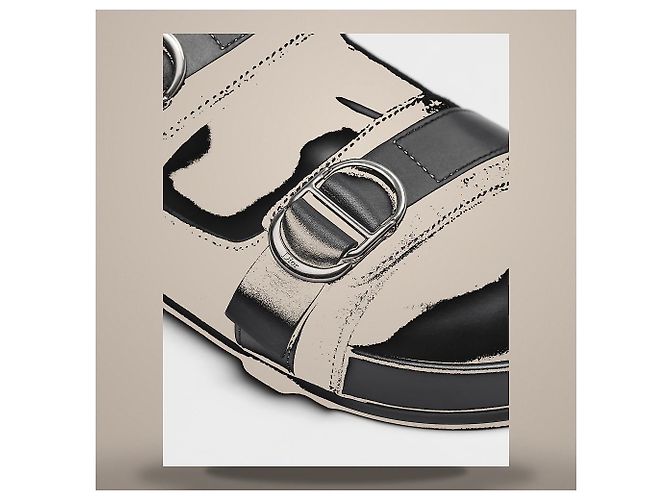 Louis Vuitton Sandali Aqua in pelle di vitello scamosciata nera Nero - vista 6