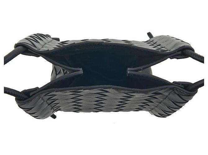 Bottega Veneta Borsa a tracolla Intrecciato Nero - vista 10