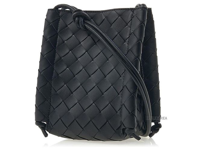 Bottega Veneta Borsa a tracolla Intrecciato Nero - vista 2