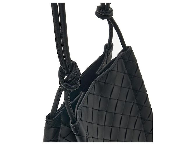 Bottega Veneta Borsa a tracolla Intrecciato Nero - vista 7
