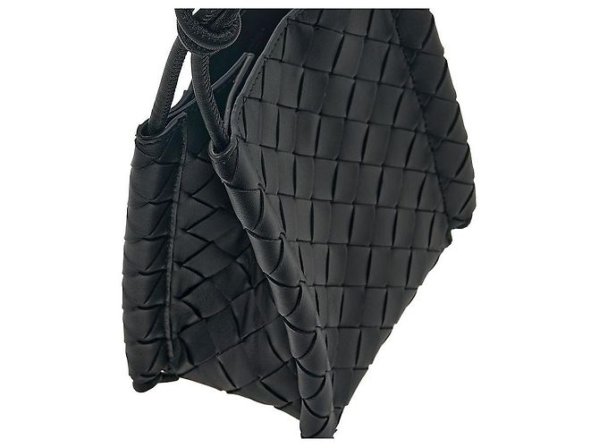 Bottega Veneta Borsa a tracolla Intrecciato Nero - vista 8