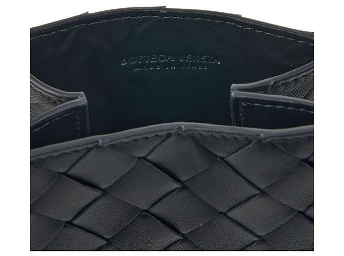 Bottega Veneta Borsa a tracolla Intrecciato Nero - vista 9