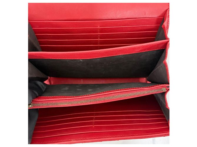 Gucci Borsa a tracolla con catena GG Marmont Matelassé Red Rosso - vista 14