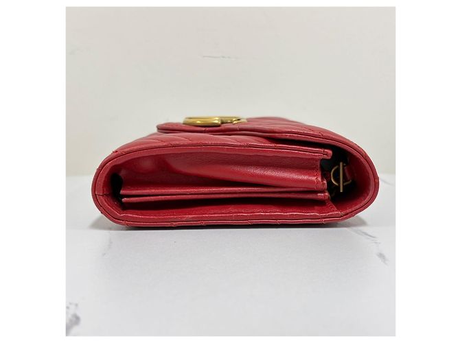 Gucci Borsa a tracolla con catena GG Marmont Matelassé Red Rosso - vista 8