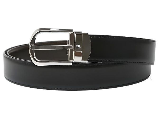 Montblanc Reversible Leather Belt Black Brown - view 2