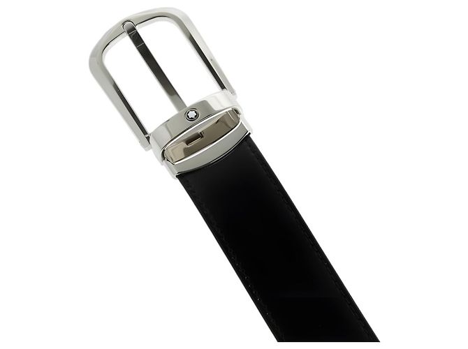 Montblanc Reversible Leather Belt Black Brown - view 6