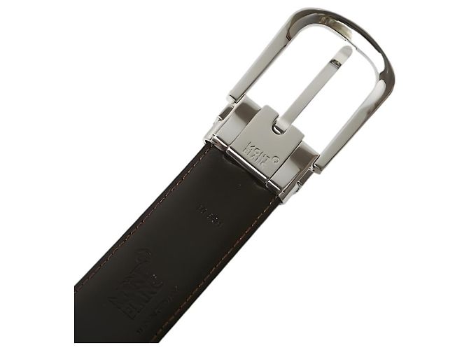 Montblanc Reversible Leather Belt Black Brown - view 7