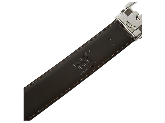 Montblanc Reversible Leather Belt Black Brown - view 8