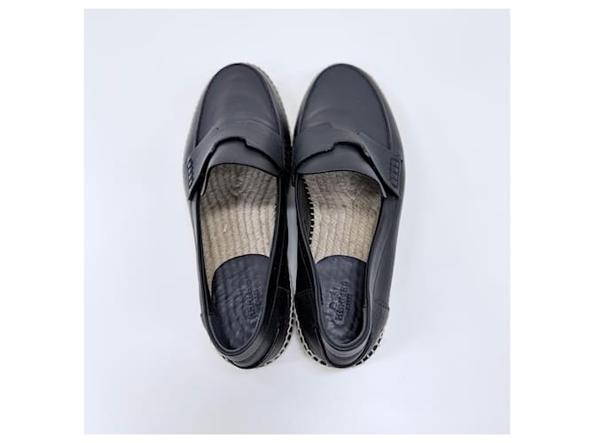 Hermès Mocassini in pelle nera Nero - vista 7