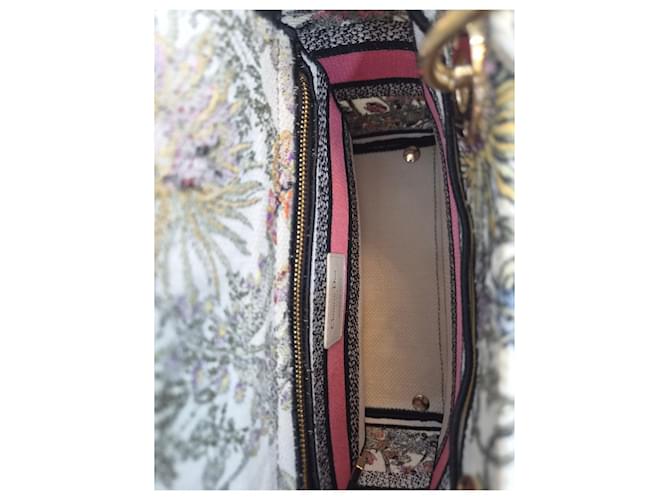 Dior Borsa Tote e Borsa a Tracolla Lady Delight Medium Bianco - vista 16