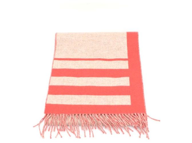 Hermès Sciarpa reversibile in cashmere Love Story Marrone - vista 3