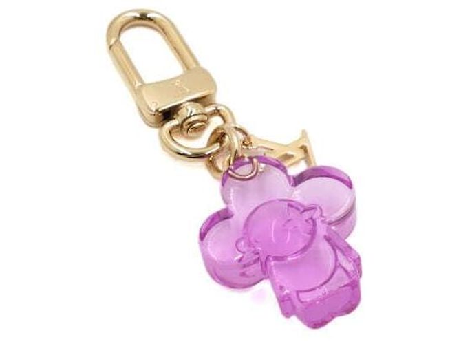 Louis Vuitton Portachiavi e charm per borsa Mini Vivienne Spider in resina rosa - vista 5