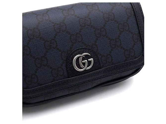 Gucci Borsa a tracolla Ophidia Mini GG Supreme Nero - vista 10