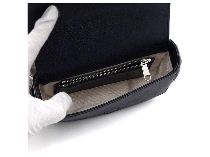Gucci Borsa a tracolla Ophidia Mini GG Supreme Nero - vista 6