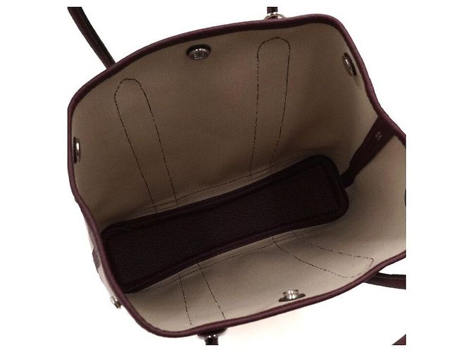 Hermès Borsa Tote e Borsa a Tracolla Garden Party in tela Arancione - vista 6