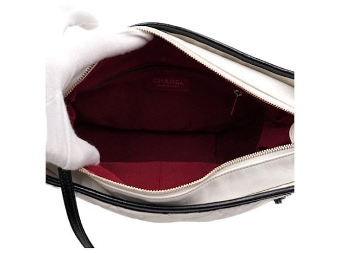 Chanel Borsa a tracolla hobo Bianco - vista 5
