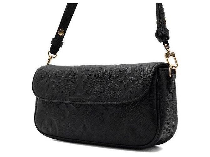 Louis Vuitton Borsa a tracolla e crossbody Ivy Wallet On Chain in Monogram Empreinte nero - vista 3
