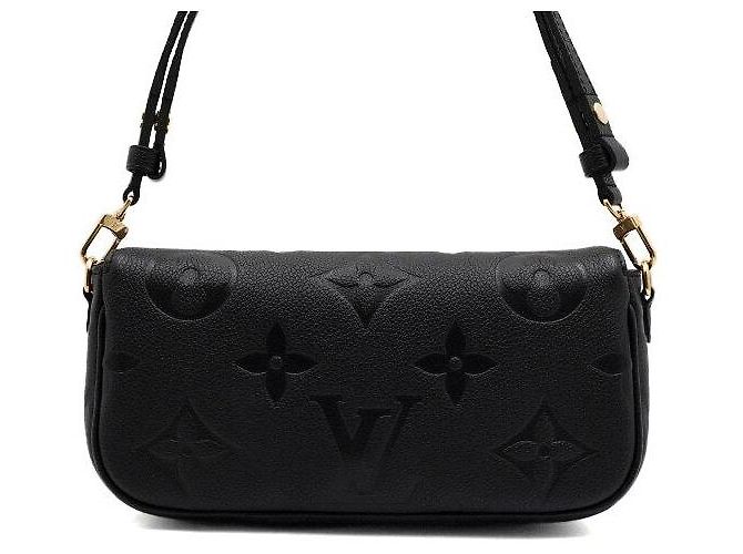Louis Vuitton Borsa a tracolla e crossbody Ivy Wallet On Chain in Monogram Empreinte nero - vista 5
