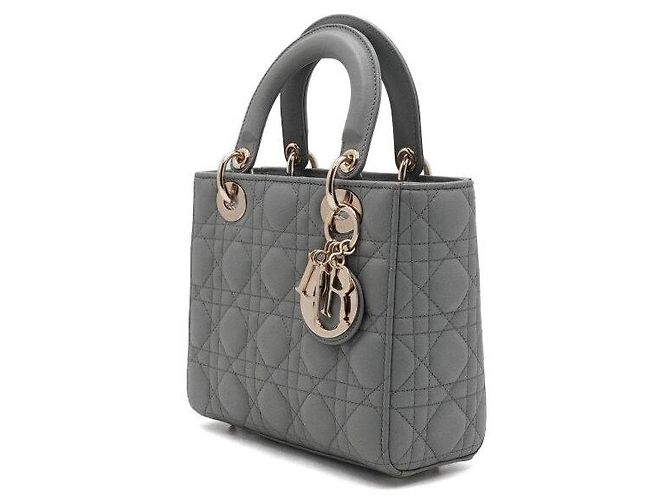 Sac Tote Petit Lady Dior My ABC Gris - vue 3