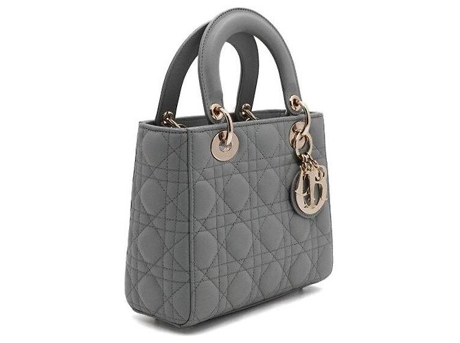 Sac Tote Petit Lady Dior My ABC Gris - vue 4