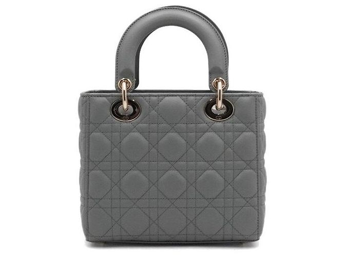 Sac Tote Petit Lady Dior My ABC Gris - vue 5