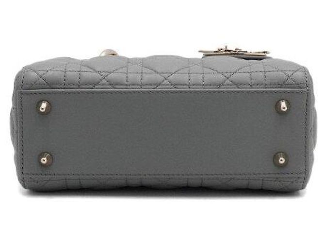 Sac Tote Petit Lady Dior My ABC Gris - vue 9