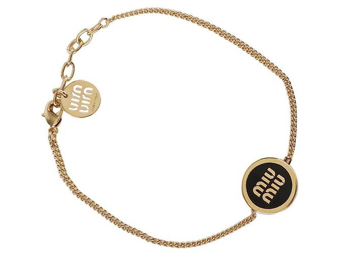 Miu Miu Bracciale in metallo smaltato Nero - vista 5