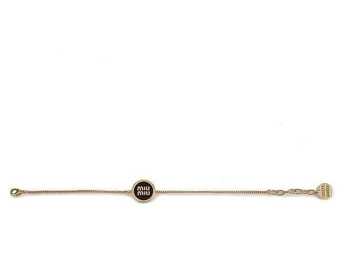 Miu Miu Bracciale in metallo smaltato Nero - vista 6