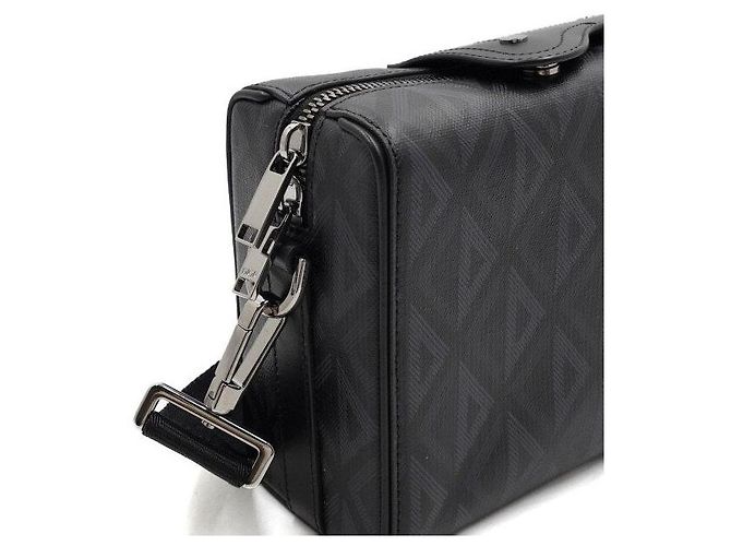 Dior Borsa a tracolla e crossbody Ringo da uomo in canvas CD Diamond nero - vista 8