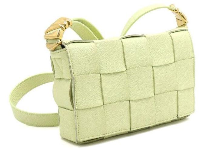 Bottega Veneta Borsa a tracolla e borsa crossbody Intrecciato Lemon Washed Giallo - vista 3