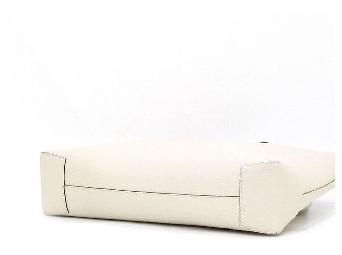 Burberry Borsa Tote e Borsa a Tracolla con Logo Stemma Ricamato Bianco - vista 6