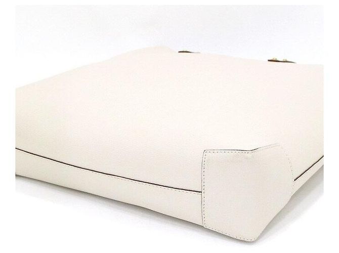 Burberry Borsa Tote e Borsa a Tracolla con Logo Stemma Ricamato Bianco - vista 7