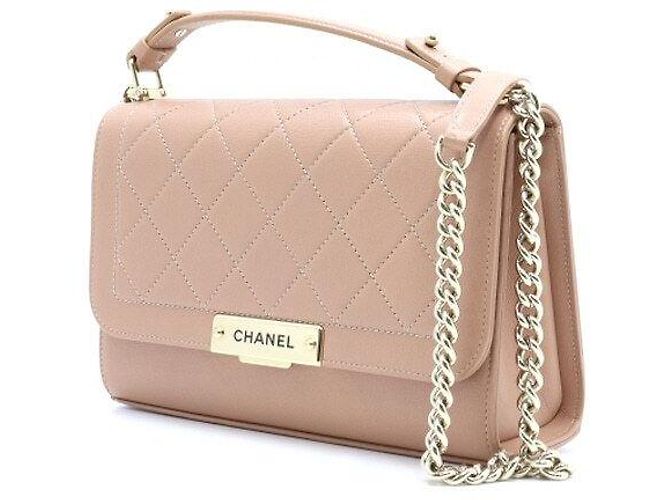 Chanel Borsa a spalla e borsa a tracolla Medium Champagne Gold Chain D'oro - vista 3
